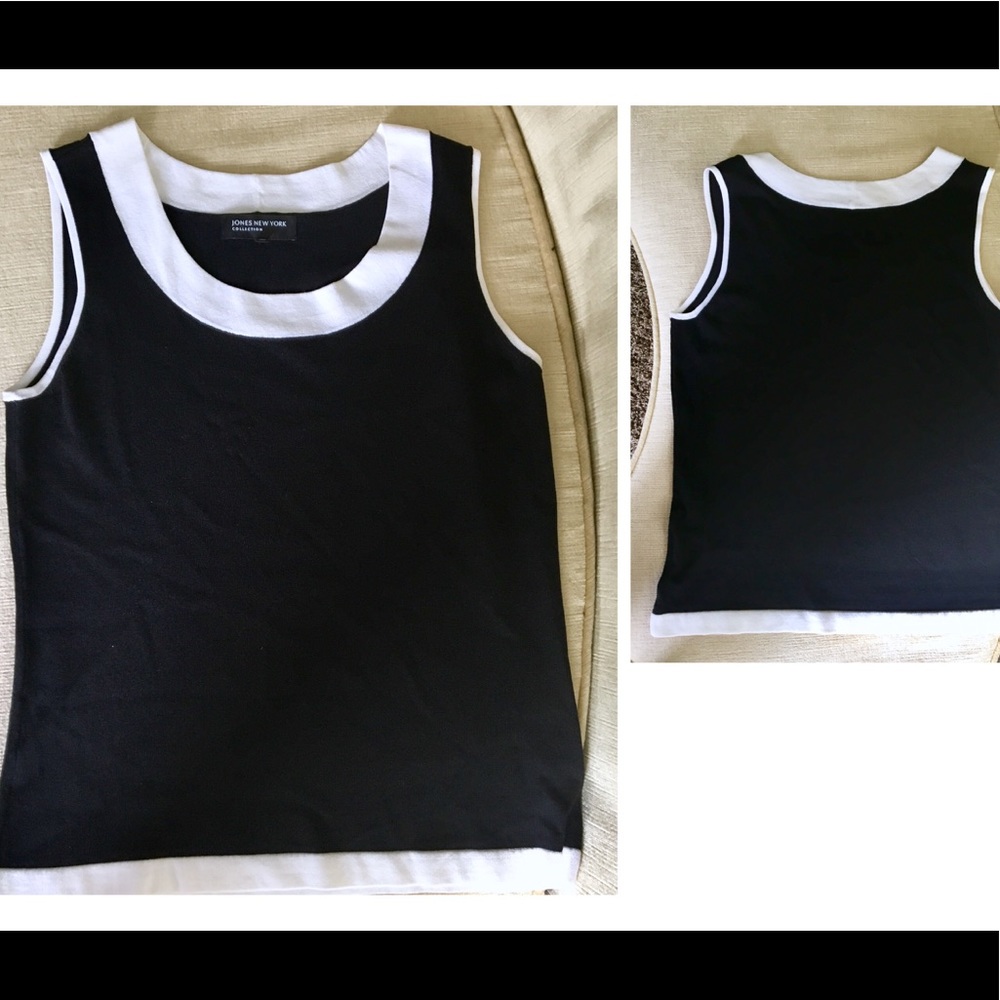 JonesNY Sleeveless summer sweater Medium